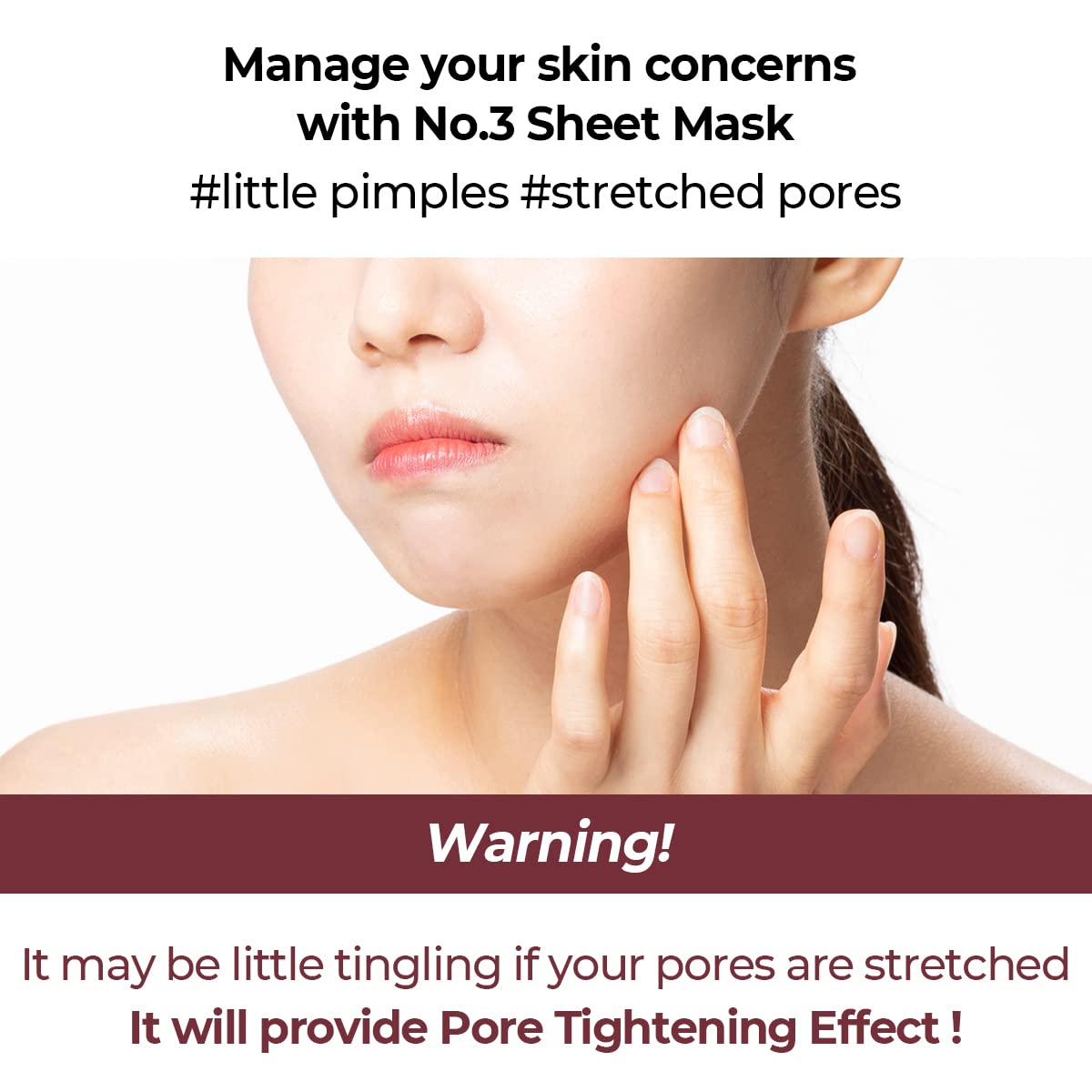 No.3 Tingle-Pore Softening Sheet Mask (4ea)