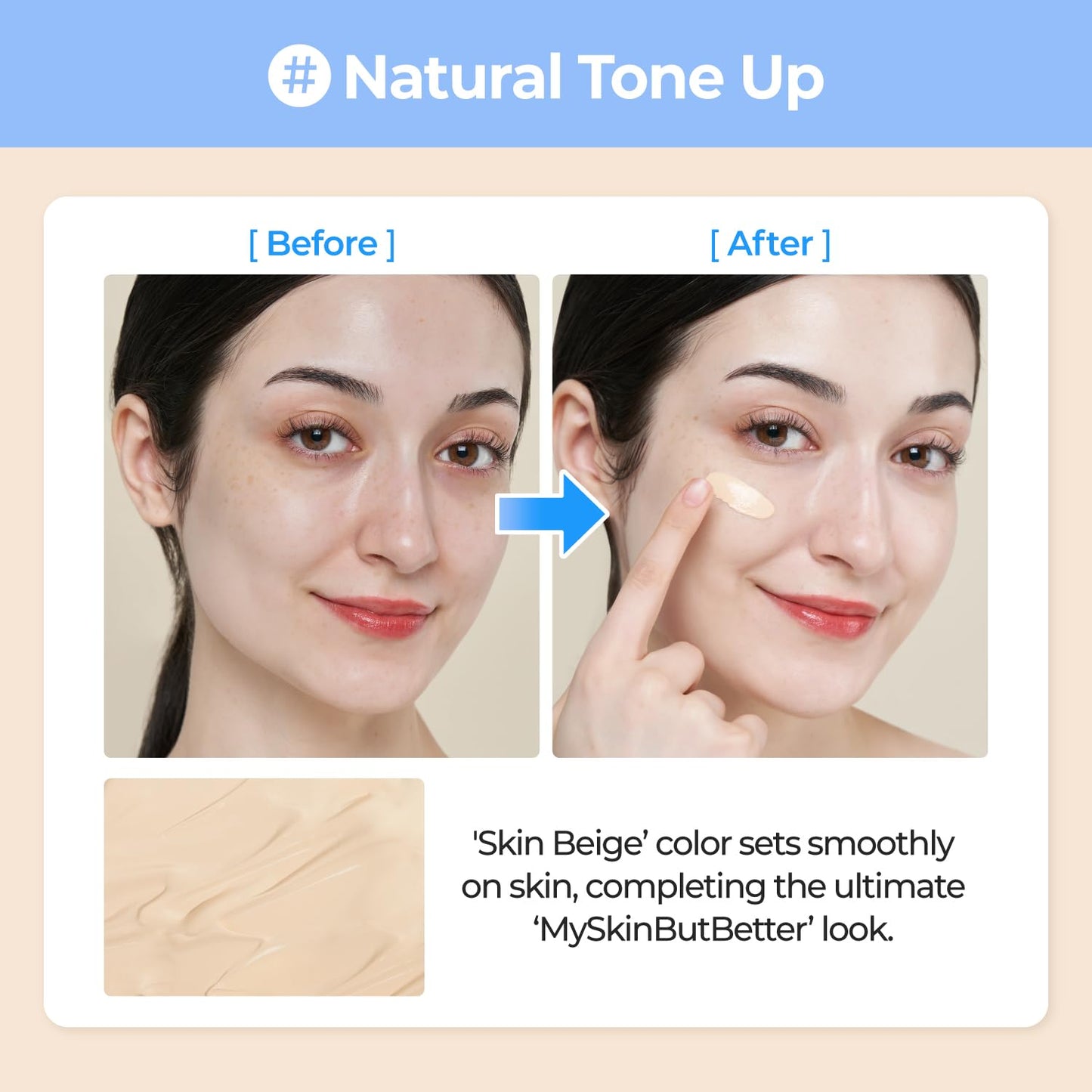 No.3 Porcelain Base-skip Tone Up Beige