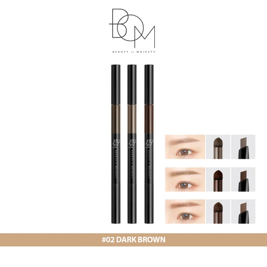 3In1 Triple Edge Eyebrow #02 Dark Brown