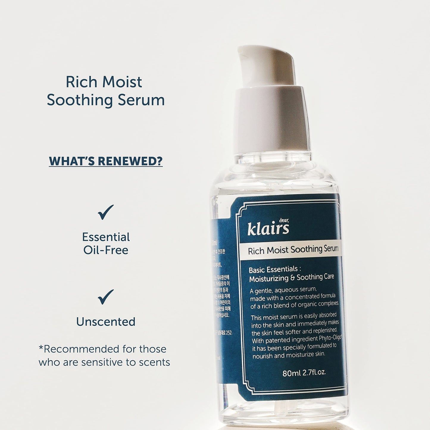 Dear. Klairs Rich Moist Soothing Serum 80 ml