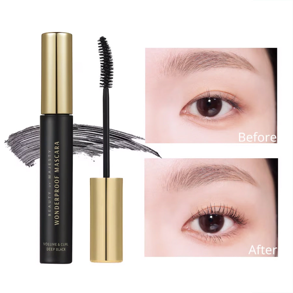 Bom Wonderproof Mascara Volume&Curl #01 Deep Black