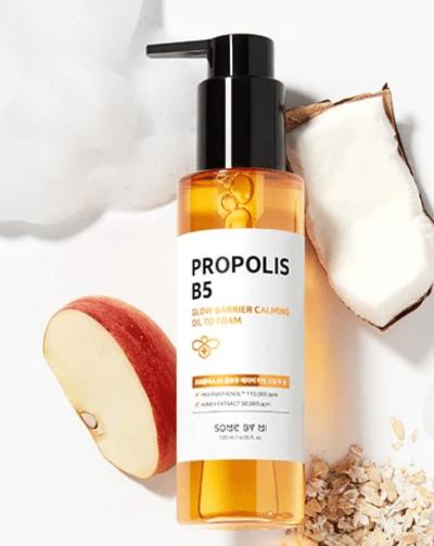 Propolis Glow Barrier Calming Oil To Foam (120ml)