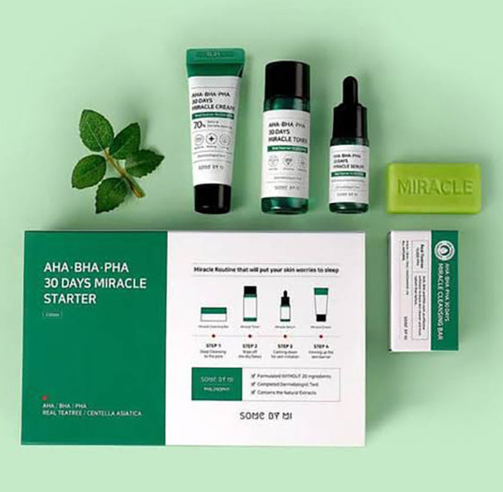 AHA-BHA-PHA 30 Days Miracle Ac S.O.S Kit (4 Components)