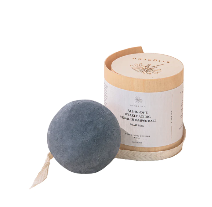 All-in-one vegan Shampoo ball (Black Charcoal)