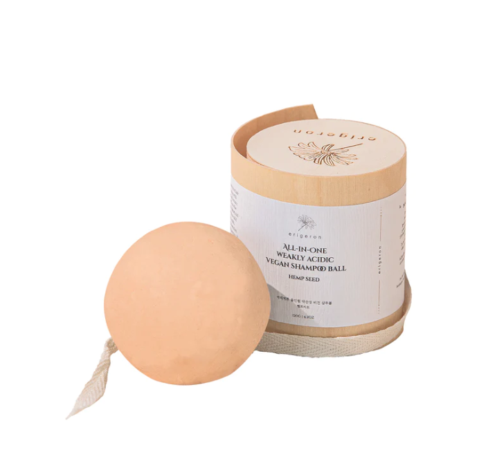 All-in-one vegan Shampoo ball (Pink Clay)