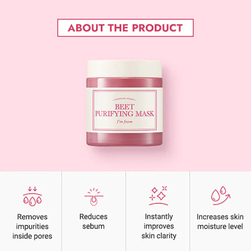 I'm from Beet Purifying Mask 110g