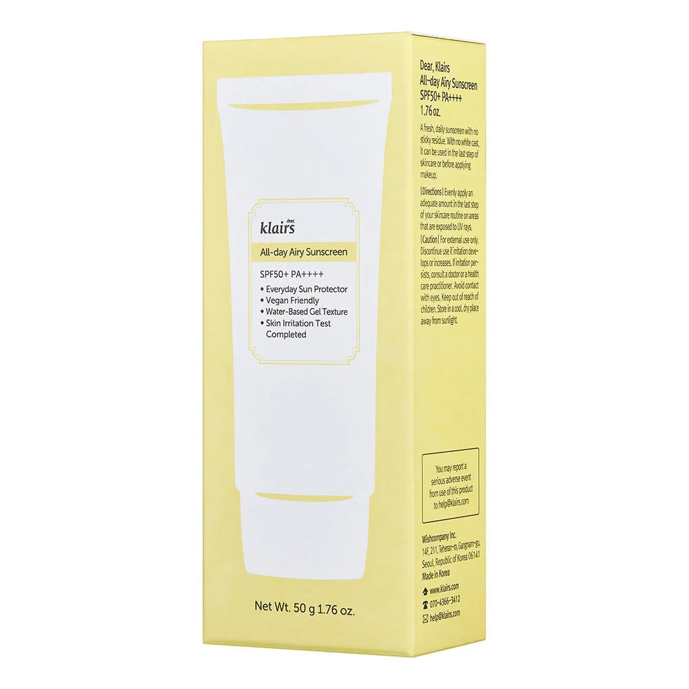 Dear. Klairs All-Day Airy Sunscreen 50 g