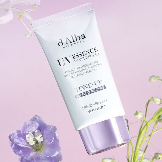 Waterfull Tone-Up Sun Cream (Purple)