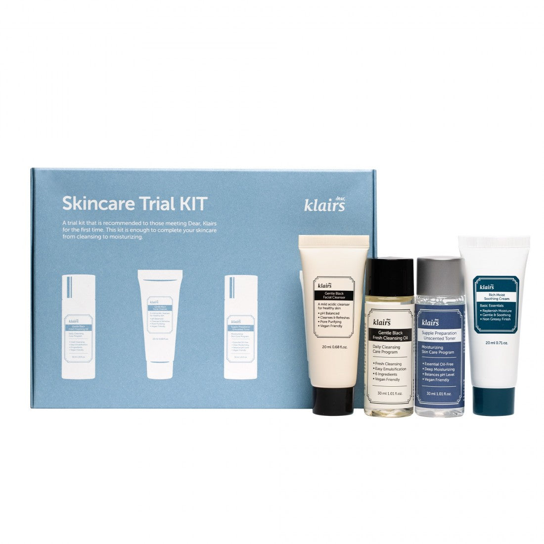 Dear. Klairs Skincare Trial Kit